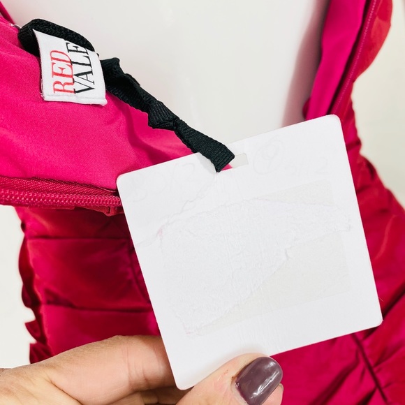 ❤️SOLD❤️ NWT RED Valentino Party mini Ruffle dress - Picture 11 of 12